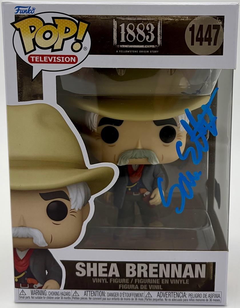 Sam Elliott signed "Shea Brennan" Funko #1447 (1883) - Beckett COA